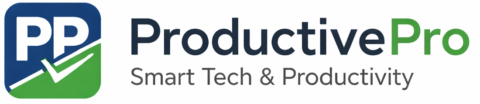 ProductivePro logo – Smart tech and productivity for working professionals